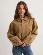 Pieces - Brun - Pcbabett Corderoy Denim Bomber