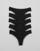 DORINA - Sort - Essential Cotton THONG