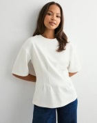Vero Moda - Hvid - Vmtanya 2/4 Fitted Top Jrs Exp