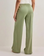 Nelly - Grøn - Pull On Satin Pants