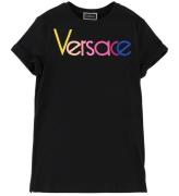 Versace Kjole - Sort m. Logo