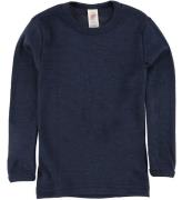 Engel Bluse - Uld/Silke - Navy