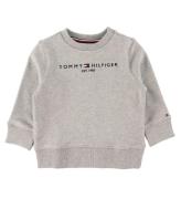 Tommy Hilfiger Sweatshirt - Essential - Organic - GrÃ¥meleret