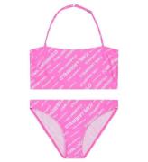 Karl Lagerfeld Bikini - Pink m. Hvid