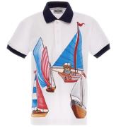 Moschino Polo - Hvid m. SejlbÃ¥de