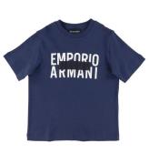 Emporio Armani T-shirt - Navy m. Print