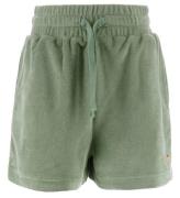GANT Shorts - High Waist Toweling - Kalamata Green