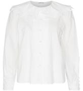 Designers Remix Skjorte - Sandra Lace Collar - Cream