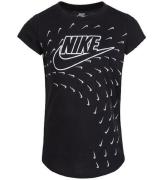 Nike T-shirt - Futura Swoosh Glide - Sort