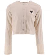 Calvin Klein Cardigan - Light Crinkle - Whitecap Gray