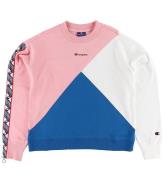 Champion Fashion Sweatshirt - Rosa/Hvid/BlÃ¥