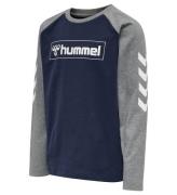 Hummel Bluse - hmlBOX - Navy/GrÃ¥