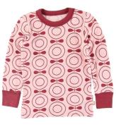 Katvig Bluse - Uld - Rosa m. Ã?bler