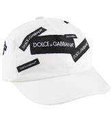 Dolce & Gabbana Kasket - Hvid m. Patches