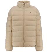 Tommy Hilfiger Dunjakke - Essential Light Down - Savannah Sand