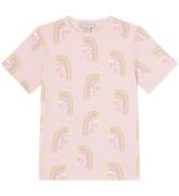 Stella McCartney Kids T-shirt - Rosa m. EnhjÃ¸rninger