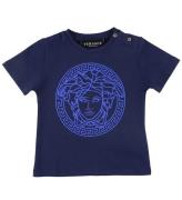 Versace T-shirt - Navy m. BlÃ¥