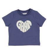 GANT T-shirt - Heart Graphic - Washed Blue