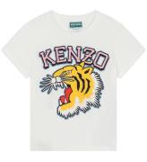 Kenzo T-shirt - Ivory m. Tiger