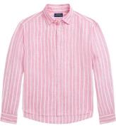 Polo Ralph Lauren Skjorte - Lismore - HÃ¸r - Pink/Hvidstribet