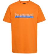 Hummel T-shirt - hmlVang - Persimmon Orange
