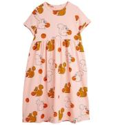 Mini Rodini Kjole - Squirrels - Pink