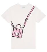 Little Marc Jacobs Kjole - Ivory m. Rosa