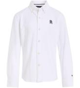 Tommy Hilfiger Skjorte - Monogram Stretch - Hvid