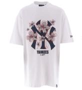 New Era T-Shirt - Floral - Hvid