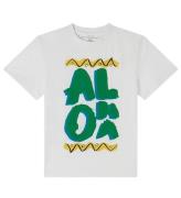 Stella McCartney Kids T-shirt - Hvid/GrÃ¸n m. Print