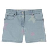 Stella McCartney Kids Denimshorts - Celeste m. Stjerner