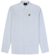 Lyle & Scott Skjorte - Oxford - LyseblÃ¥/Hvid