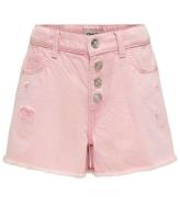Kids Only Shorts - Denim - KogPetra - Begonia Pink