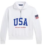 Polo Ralph Lauren Sweatshirt - USA - Hvid