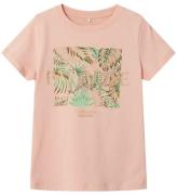 Name It T-shirt - NkfPfarina - Peach Bud m. Print