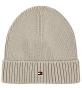 Tommy Hilfiger Hue - Strik - Small Flag - Classic Beige