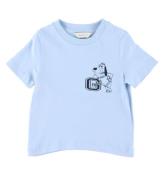 GANT T-shirt - Fresh Blue m. Hund