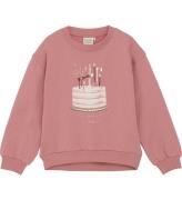 Minymo Sweatshirt - Dusty Rose m. Lagkage