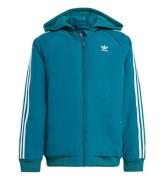 adidas Originals Dynejakke - Petroleum m. Hvid