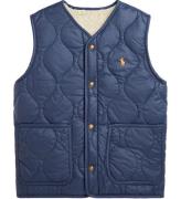 Polo Ralph Lauren Dunvest m. Fleece - Vendbar - Navy/Beige