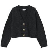 Name It Cardigan - Strik - Noos - NkfHolly - Dark Grey Melange