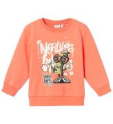 Name It Sweatshirt - NmmNolan - Fusion Coral