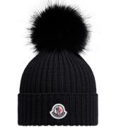 Moncler Hue - Strik - Uld - Navy m. Kvast