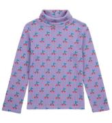 Bobo Choses Bluse - Rib - Cherry All Over - Lavender