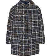 MarMar Frakke - Polyester/Uld - Olive - Navy Check