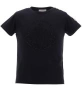 Moncler T-shirt - Sort m. Similisten