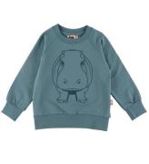 DYR-Cph Sweatshirt - Dyrbellow - BLue Grey Outline Flodhest