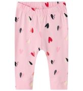 Name It Leggings - NbfOlivie - Roseate Spoonbill