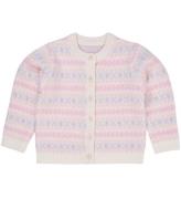 Copenhagen Colors Cardigan - Uld - Strik - Lavender Combi