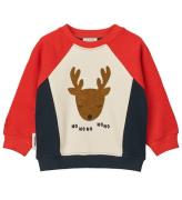 Liewood Sweatshirt - Aude - Holiday Reindeer/Sandy